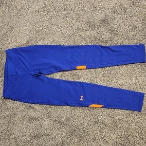 Blue/Orange Under Armour leggings